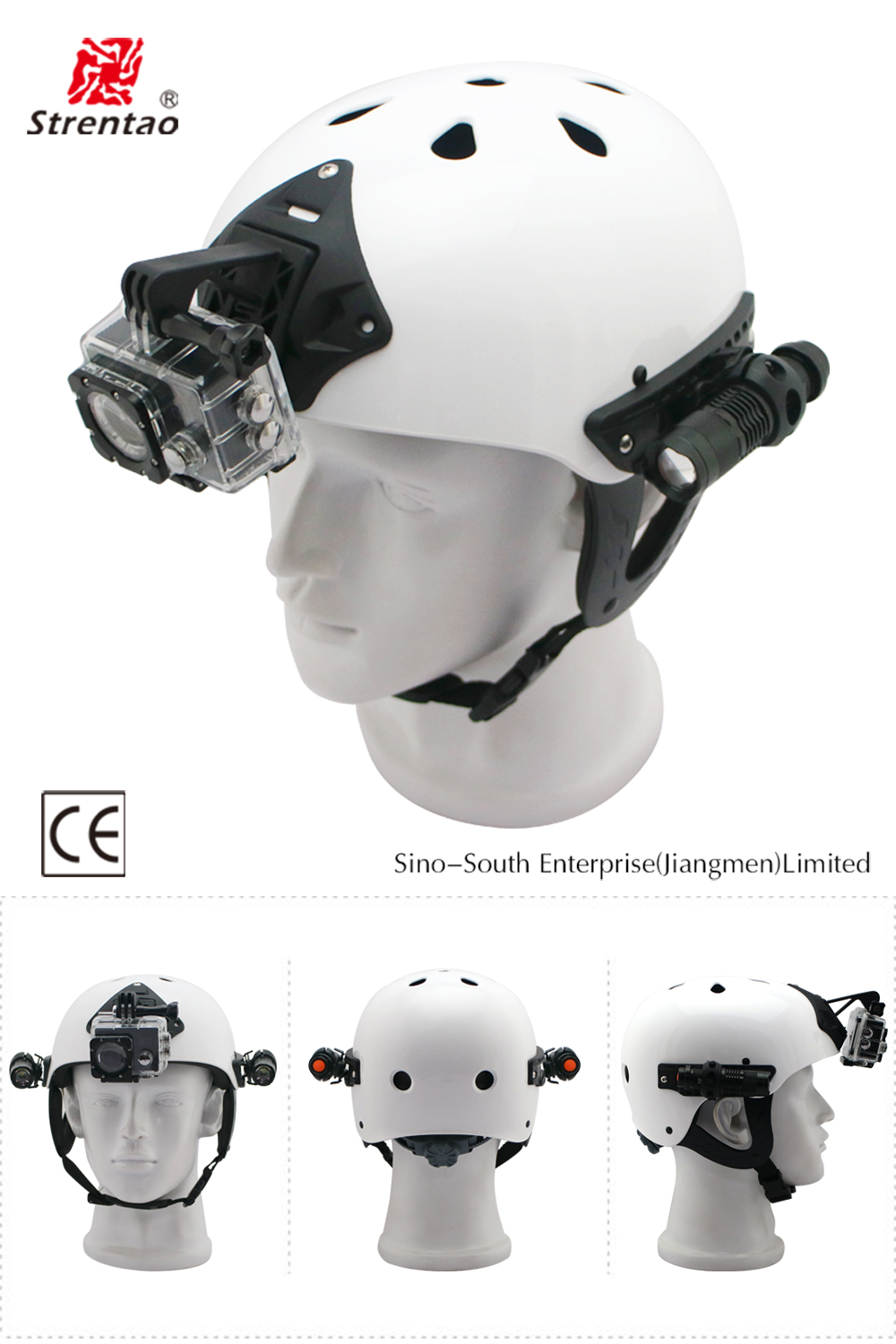 New Arrivals Fashion Custom Helmet with Adjustable Led Helmet Light/helmet Camera